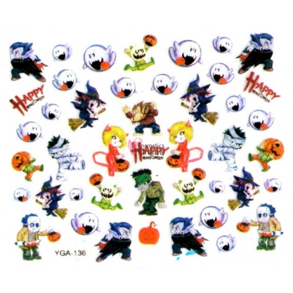 Stickere 3D pentru unghii cod YGA 136